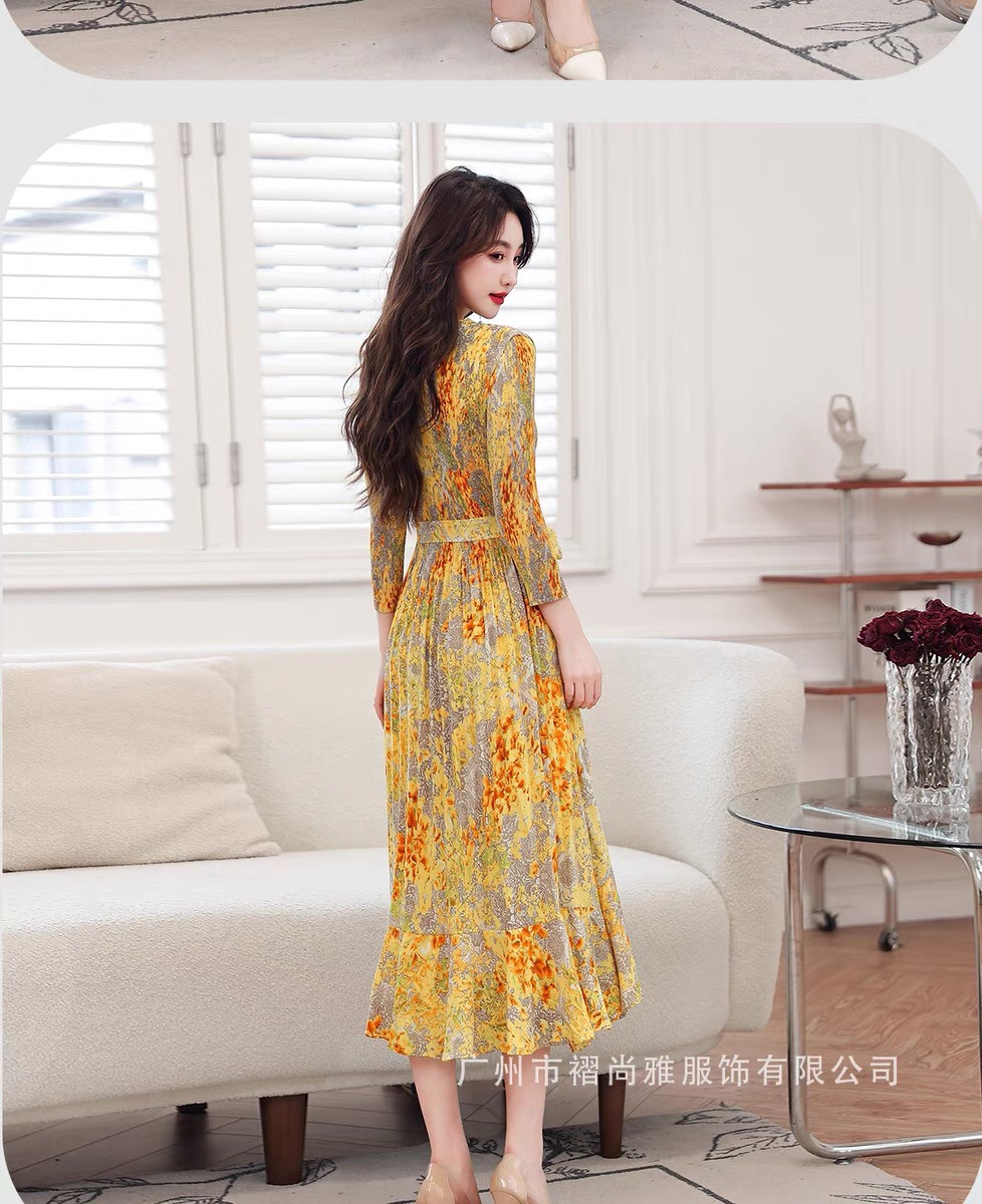 ĐẦM DẬP LY HOA CỘT EO D94